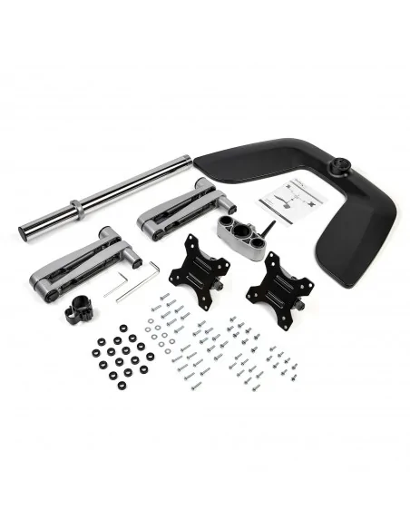 StarTech.com Dual Monitor Stand - Ergonomic Desktop Monitor Stand for