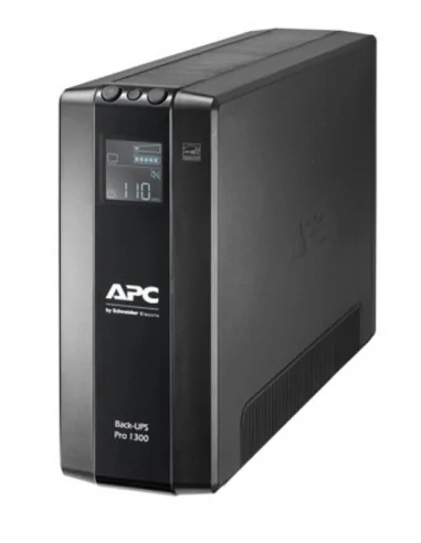 APC Back-UPS Pro, 1300VA/780W, Tower, 230V, 8x IEC C13 outlets, AVR