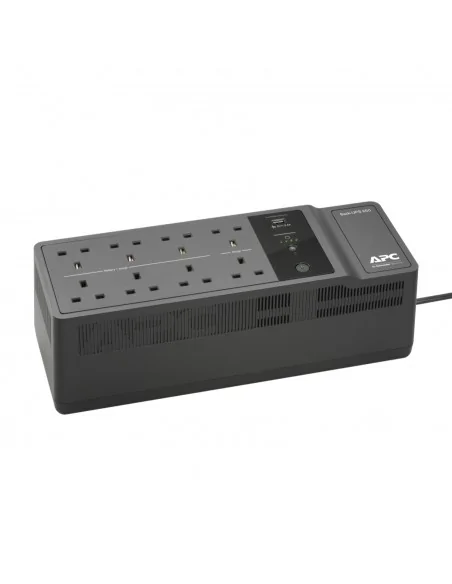 APC Back-UPS, 650VA/400W Floor/Wall Mount, 230V, 8x British BS1363A