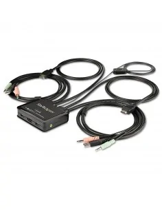 StarTech.com 2 Port HDMI KVM Switch - 4K 60Hz - Compact Dual Port UHD/