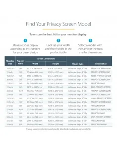 StarTech.com Monitor Privacy Screen for 24 inch PC Display - Computer 2