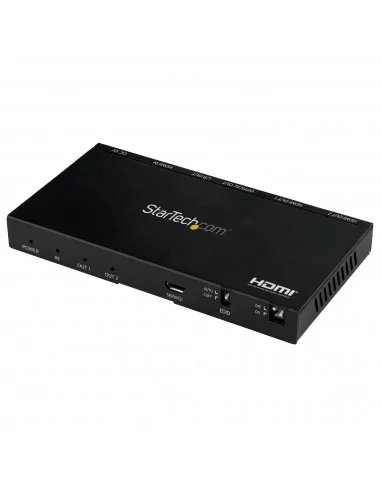 StarTech.com 2-Port HDMI Splitter (1x2) - 4K 60Hz UHD HDMI 2.0 Audio V