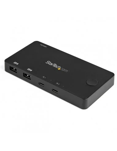 StarTech.com 2 Port USB C KVM Switch - 4K 60Hz HDMI - Compact Dual Por