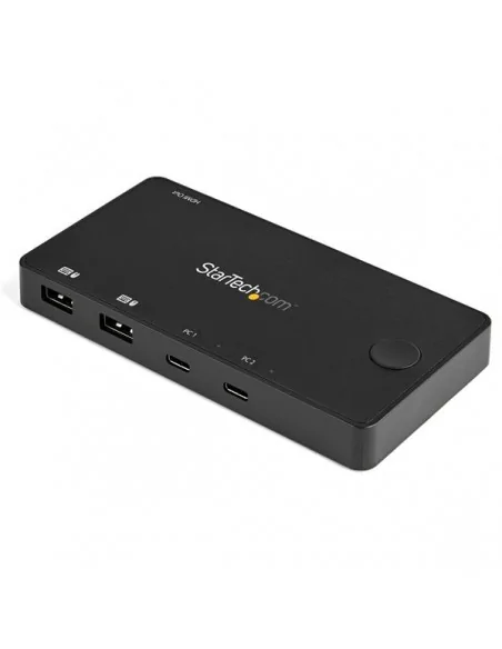 StarTech.com 2 Port USB C KVM Switch - 4K 60Hz HDMI - Compact Dual Por
