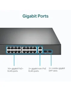TP-Link 18-Port Gigabit Rackmount Switch with 16 PoE+ 2