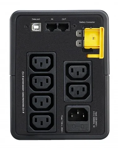 APC Back-UPS, 950VA, Tower, 230V, 6x IEC C13 outlets, AVR