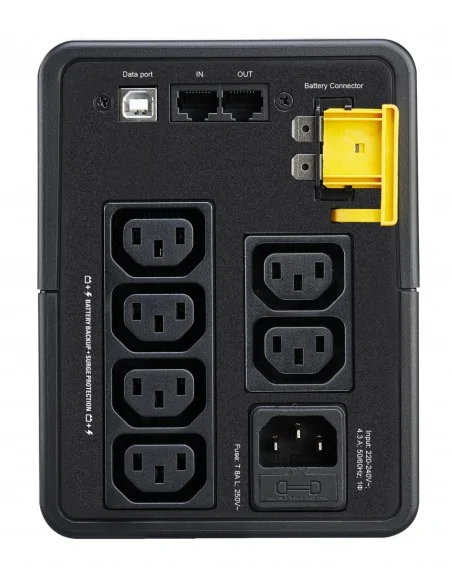 APC Back-UPS, 950VA, Tower, 230V, 6x IEC C13 outlets, AVR