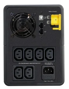 APC Back-UPS, 1600VA, Tower, 230V, 6x IEC C13 outlets, AVR