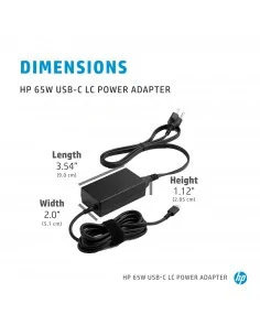 HP 65W USB-C LC Power Adapter 2