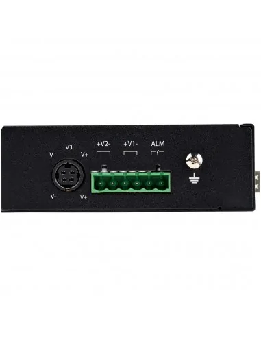 StarTech.com Industrial 6 Port Gigabit Ethernet Switch 4 PoE RJ45 +2 S