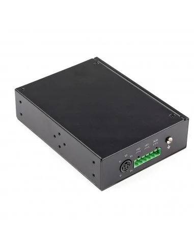 StarTech.com Industrial 6 Port Gigabit Ethernet Switch 4 PoE RJ45 +2 S