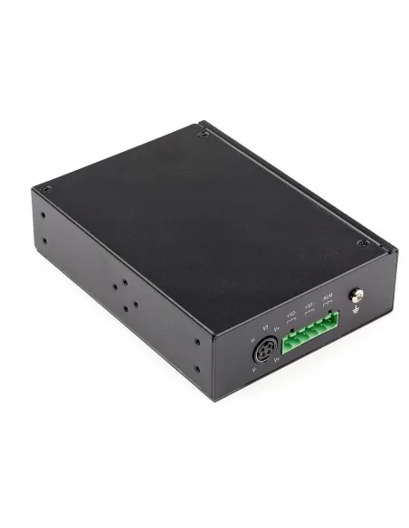 StarTech.com Industrial 6 Port Gigabit Ethernet Switch 4 PoE RJ45 +2 S
