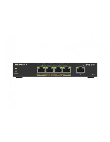 NETGEAR GS305EPP Managed L3 Gigabit Ethernet (10/100/1000) Power over 