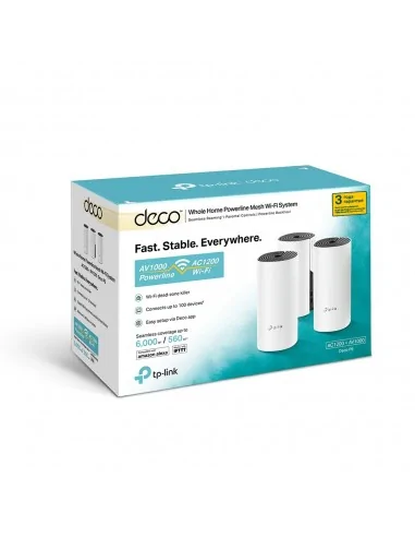 TP-Link AC1200 + AV1000 Whole Home Hybrid Mesh Wi-Fi System, 3-Pack