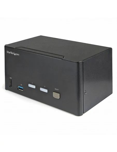 StarTech.com 2 Port Triple Monitor DisplayPort KVM Switch - 4K 60Hz UH