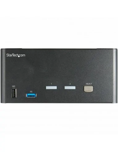 StarTech.com 2 Port Triple Monitor DisplayPort KVM Switch - 4K 60Hz UH