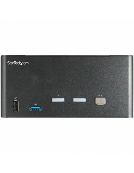 StarTech.com 2 Port Triple Monitor DisplayPort KVM Switch - 4K 60Hz UH