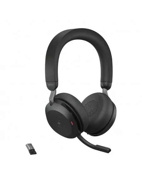 Jabra Evolve2 75 - USB-A MS Teams with Desk Stand - Black