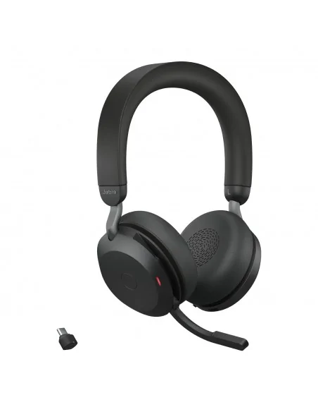 Jabra Evolve2 75 - USB-C UC with Desk Stand - Black