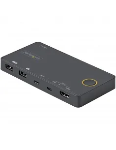 StarTech.com 2 Port Hybrid USB-A + HDMI & USB-C KVM Switch - Single 4K