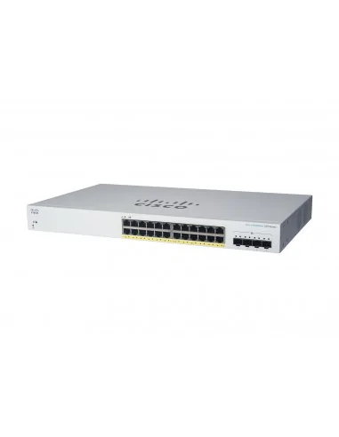 Cisco Business CBS220-24P-4G Smart Switch | 24 Port GE | PoE | 4x1G SF