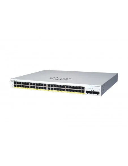 Cisco Business CBS220-48P-4G Smart Switch | 48 Port GE | PoE | 4x1G SF