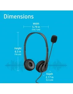 HP Stereo USB Headset G2 2