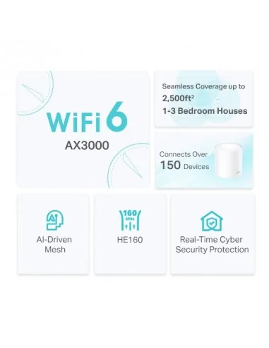 TP-Link AX3000 Whole Home Mesh WiFi 6 Unit