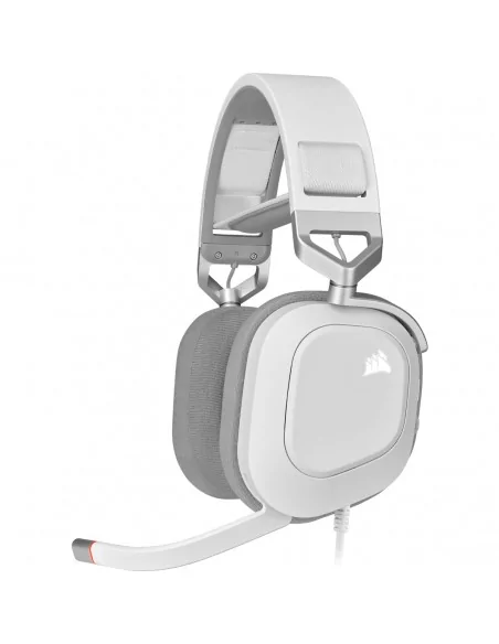Corsair HS80 RGB USB Headset Wired Handheld Gaming White