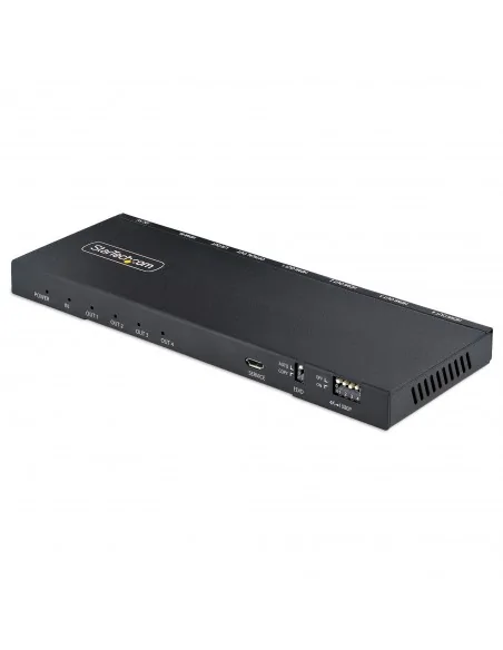 StarTech.com 4-Port HDMI Splitter, 4K 60Hz HDMI 2.0 Video, 4K HDMI Spl