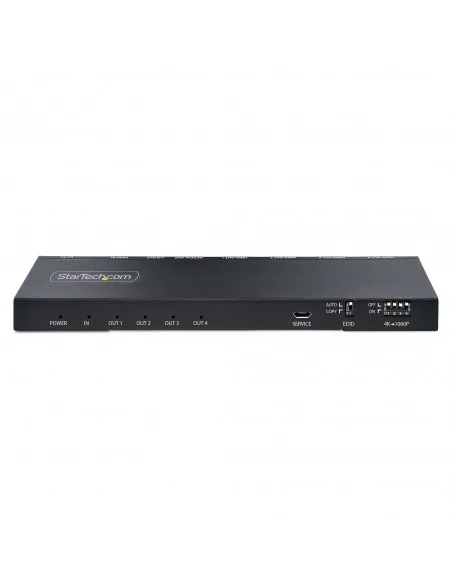 StarTech.com 4-Port HDMI Splitter, 4K 60Hz HDMI 2.0 Video, 4K HDMI Spl