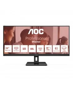 AOC U34E2M computer monitor 86.4 cm (34") 3440 x 1440 pixels Wide Quad