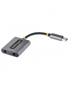 StarTech.com USB-C Headphone Splitter, USB Type C Dual Headset Adapter