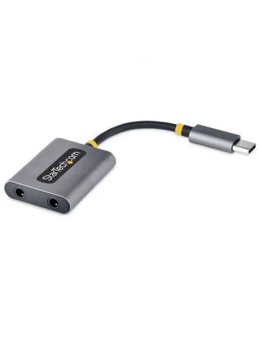 StarTech.com USB-C Headphone Splitter, USB Type C Dual Headset Adapter
