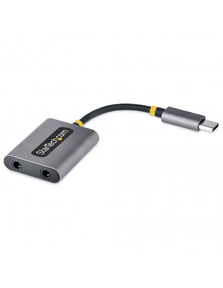 StarTech.com USB-C Headphone Splitter, USB Type C Dual Headset Adapter