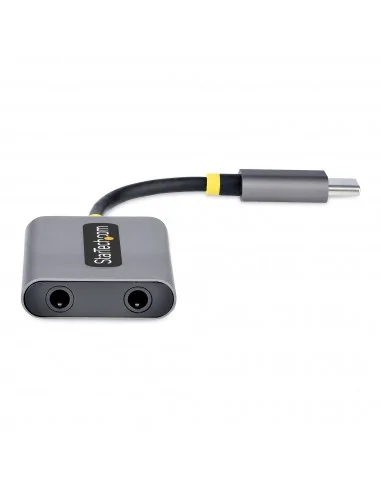 StarTech.com USB-C Headphone Splitter, USB Type C Dual Headset Adapter