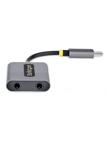 StarTech.com USB-C Headphone Splitter, USB Type C Dual Headset Adapter
