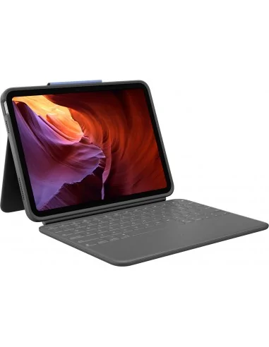 Logitech Rugged Folio QWERTY UK English Smart Connector Graphite