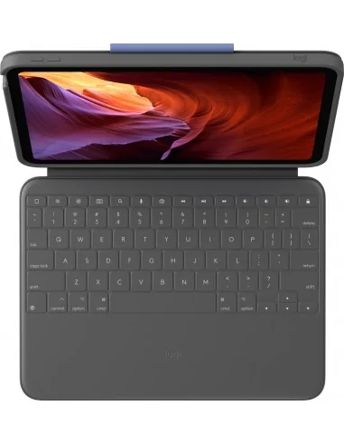 Logitech Rugged Folio QWERTY UK English Smart Connector Graphite