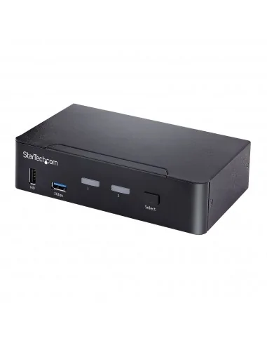 StarTech.com 2-Port USB-C KVM Switch, Single 4K 60Hz DisplayPort Monit