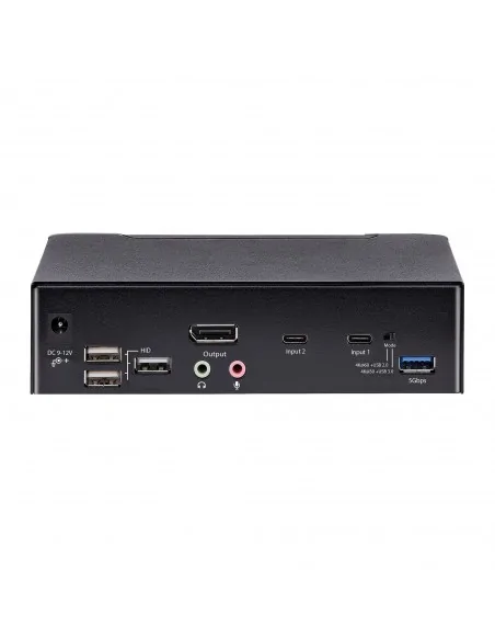 StarTech.com 2-Port USB-C KVM Switch, Single 4K 60Hz DisplayPort Monit