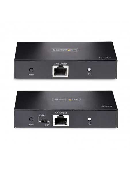 StarTech.com 4K HDMI Extender Over CAT5/CAT6 Cable, 4K 60Hz HDR Video 