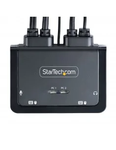 StarTech.com 2-Port USB-C Cable KVM Switch, 4K 60Hz DisplayPort Output 2