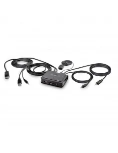 StarTech.com 2-Port Hybrid USB-C DisplayPort Cable KVM Switch, 4K 60Hz