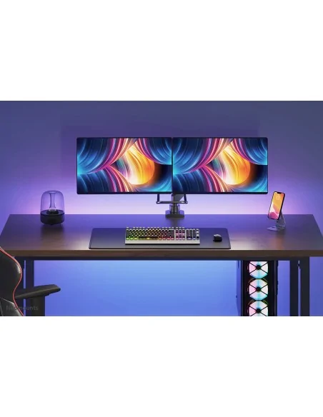 Neomounts NM-D775DXBLACK Monitor arm 10-32" - gas spring - Topfix