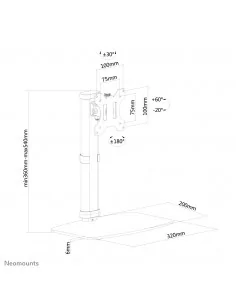 Neomounts FPMA-D890BLACK Monitor stand 10-30" 2
