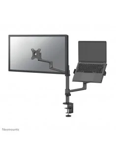 Neomounts DS20-425BL2 Monitor arm with laptop holder 17-27" - space