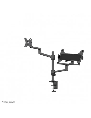 Neomounts DS20-425BL2 Monitor arm with laptop holder 17-27" - space