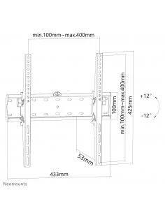 Neomounts FPMA-W350BLACK TV mount wall 32-55" - tiltable 2