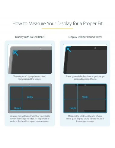 StarTech.com 17.3-inch 16:9 Laptop Privacy Filter, Anti-Glare Privacy
